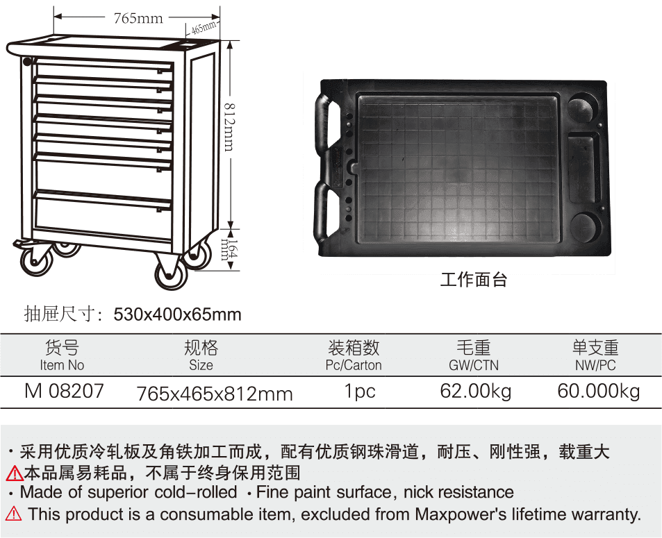 維修工具車(chē)(圖1)